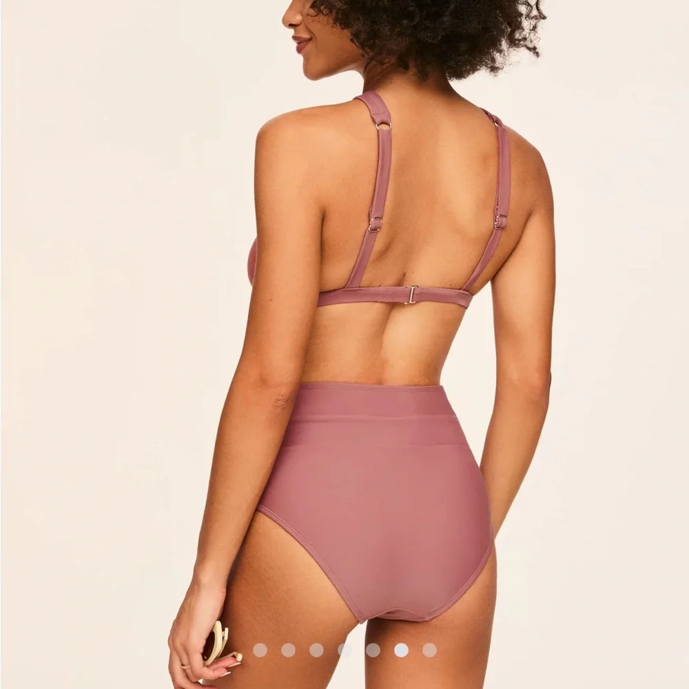 NWT Adore Me Demi Contour Pink Bikini Set, S/M